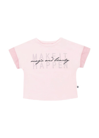 Светло-розовая летняя футболка Z16