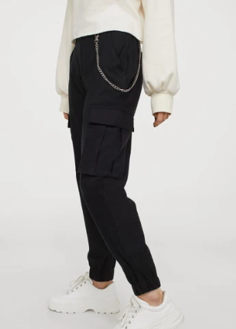 Брюки карго с цепью для ключей H&M (215488222)