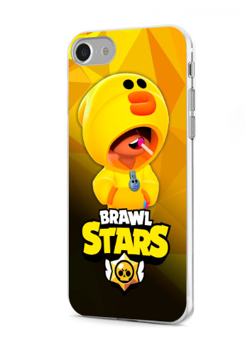 Чохол силіконовий Apple Iphone 8 Леон Качка Курча Бравл Старс (Leon Sally Brawl Stars) (6151-1020) MobiPrint (219283973)