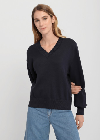 Темно-синий демисезонный пуловер пуловер Promin