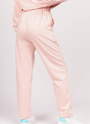 Светло-розовые спортивные демисезонные брюки Yuki