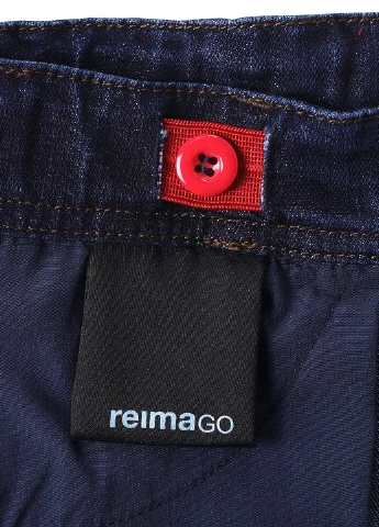 Темно-синие демисезонные прямые джинси Reima
