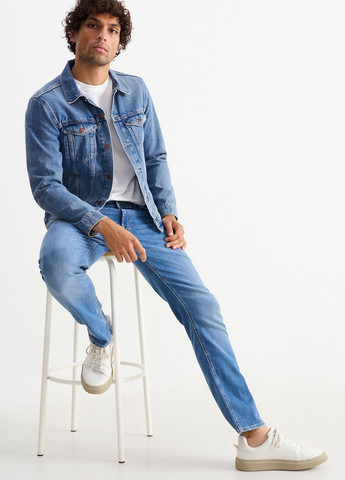 Синяя демисезонная куртка C&A