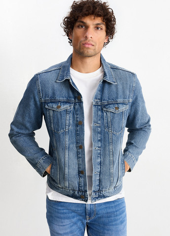 Синяя демисезонная куртка C&A