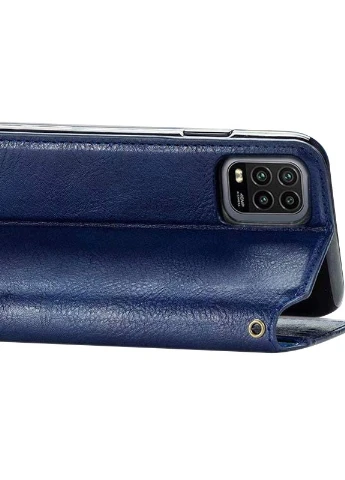 Кожаный чехол книжка Cubic (PU) для Xiaomi Mi 10 Lite Синий (is_00000037899_5) Getman (237829346)