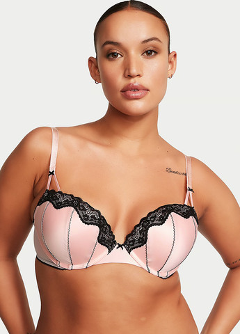 Рожевий демісезонний комплект (бюстгальтер, трусики) Victoria's Secret