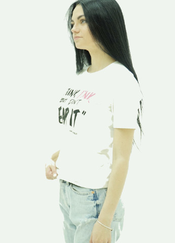 Біла літня футболка жіноча Karl Lagerfeld