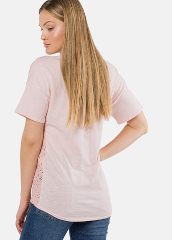 Светло-розовая летняя футболка MR 520