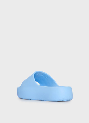 Голубые шлепанцы Tommy Jeans с тиснением, с логотипом