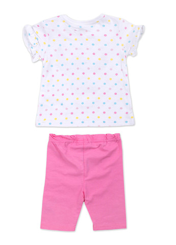 Розовый летний комплект (футболка, шорты) Disney