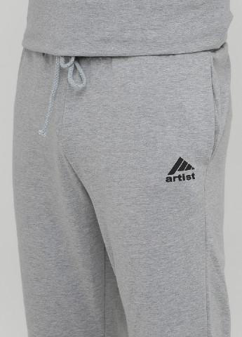 Светло-серые спортивные демисезонные джоггеры брюки SHEIN