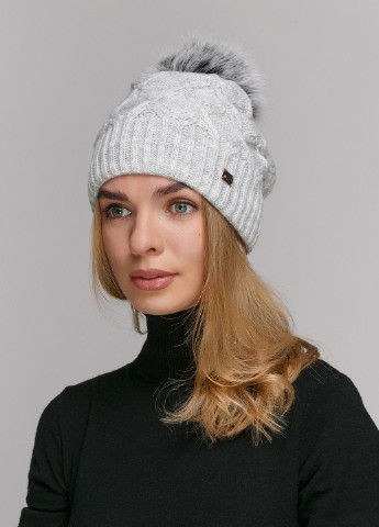 Зимова жіноча тепла шапка на флісовій підкладці 550823 Merlini (249643057)