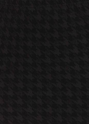 Черная кэжуал с узором гусиная лапка юбка Colours мини