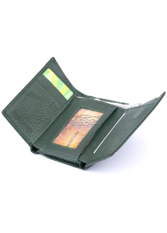 Жіночий шкіряний гаманець 14х8,5х2,5 см st leather (229460784)