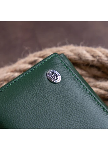 Жіночий шкіряний гаманець 14х8,5х2,5 см st leather (229460784)
