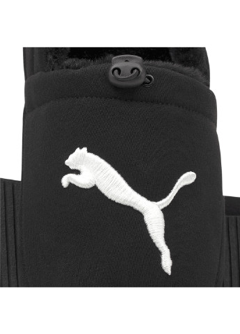 Тапочки Tuff Mocc Cat Slippers Puma однотонные чёрные домашние