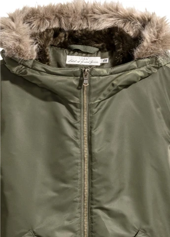 Оливкова (хакі) демісезонна куртка H&M