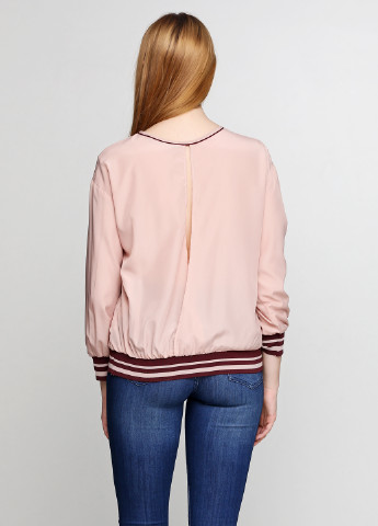 Бледно-розовая демисезонная блуза Zara