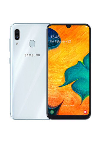 Смартфон Galaxy A30 3 / 32GB White (SM-A305FZWUSEK) Samsung galaxy a30 3/32gb white (sm-a305fzwusek) (131063875)