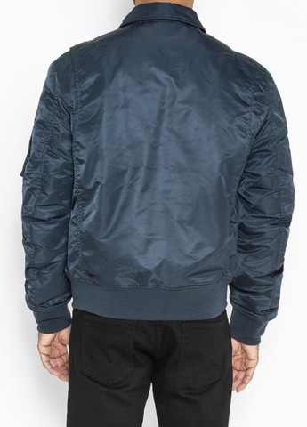 Темно-синя демісезонна куртка cwu-r-213-31 Schott NYC CWU Bomber Jacket