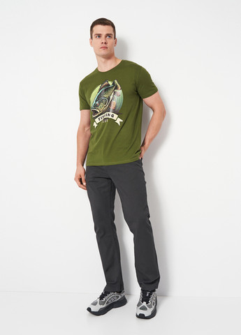 Хакі (оливкова) футболка Sol's Matrin Men