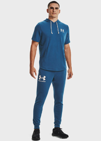 Синие спортивные демисезонные джоггеры брюки Under Armour