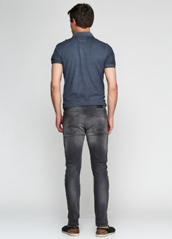 Темно-серые демисезонные зауженные джинсы Only & Sons