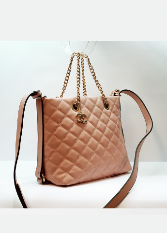 Стильная сумка розовая средняя повседневная 612 Fashion сумка (225899789)