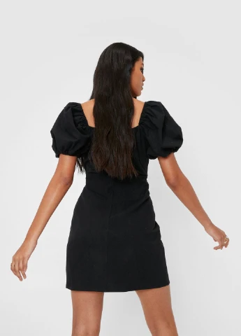 Чорна кежуал плаття, сукня Nasty Gal однотонна