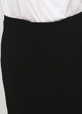 Черная офисная однотонная юбка Heine карандаш