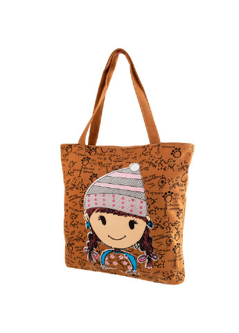 Женская пляжная тканевая сумка 38х39х8 см Valiria Fashion (210760440)