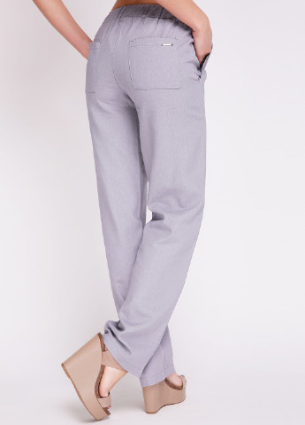 Светло-серые кэжуал демисезонные прямые брюки Art Style Leggings