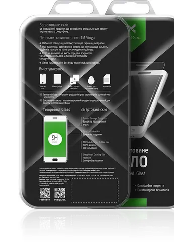 Скло захисне для Huawei Y5 2019 / Honor 8s (Black) (VTPGS-Y52019) Vinga (203968656)