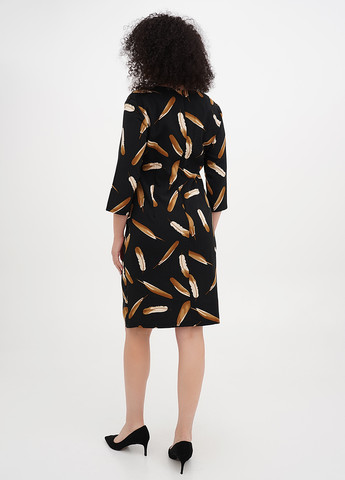 Темно-сіра кежуал сукня футляр Imperial з малюнком