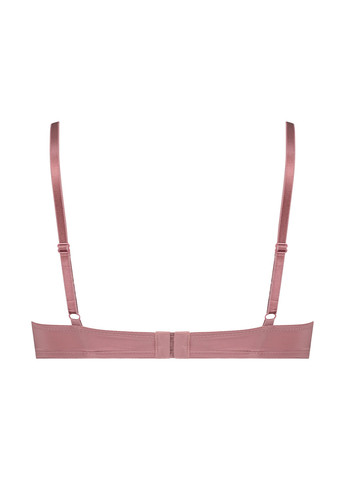 Розово-коричневый балконет бюстгальтер Hunkemoller с косточками полиамид