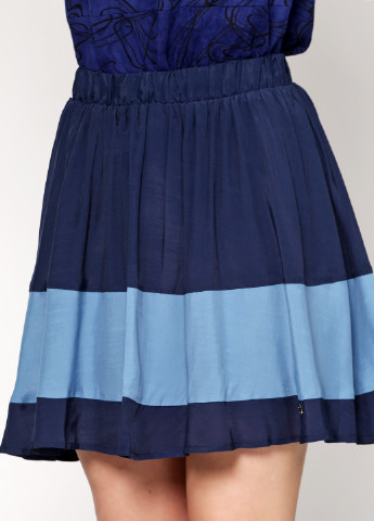Темно-синяя кэжуал однотонная юбка Numph клешированная