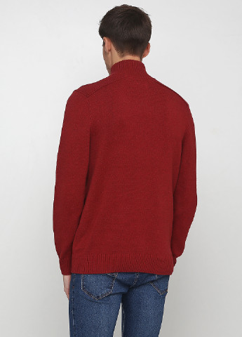 Темно-красный демисезонный свитер Colours