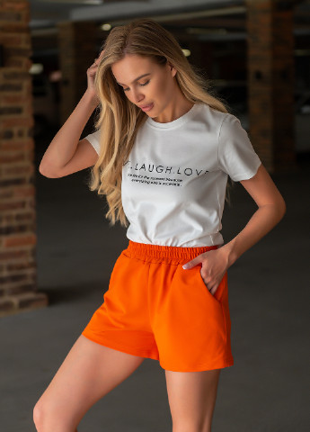 Оранжевый летний комплект (футболка, шорты) Elfberg