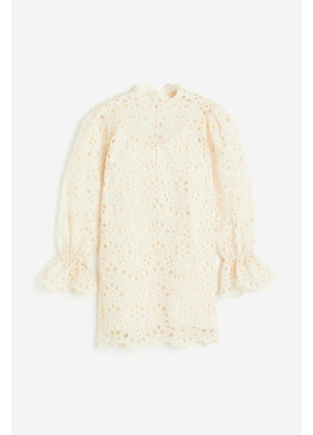 Світло-бежева вечірня, кежуал сукня H&M однотонна