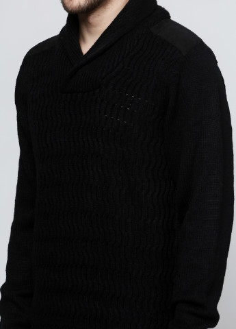 Черный демисезонный свитер Fresh