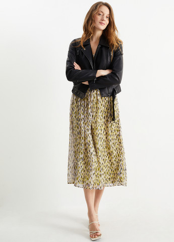 Комбінована кежуал сукня кльош C&A з абстрактним візерунком