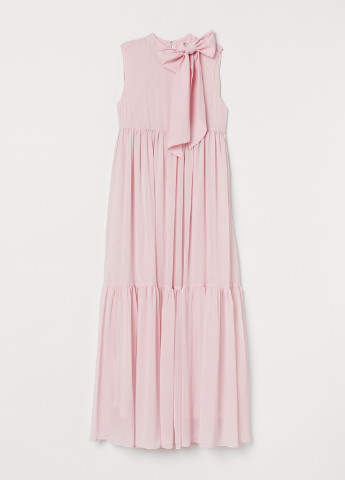 Світло-рожева вечірня плаття для вагітних кльош H&M однотонна