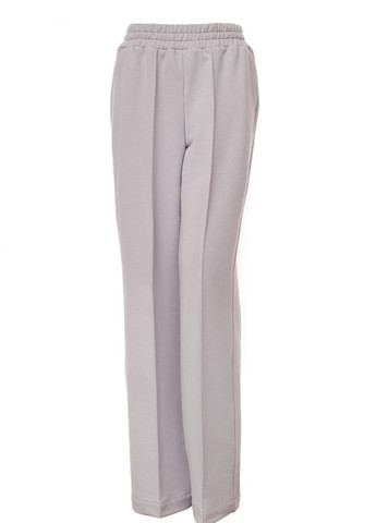 Серые кэжуал демисезонные прямые брюки MiNiMax