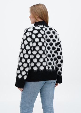 Чорно-білий демісезонний светр джемпер Warehouse
