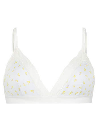 Білий бралетт бюстгальтер Hunkemoller без кісточок бавовна