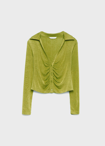 Зелена блуза Stradivarius