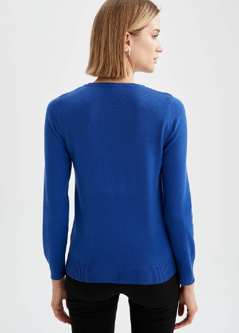 Світло-синій демісезонний светр джемпер DeFacto