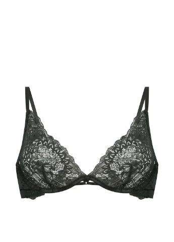 Зелёный триэнджел бюстгальтер Hunkemoller без косточек полиамид