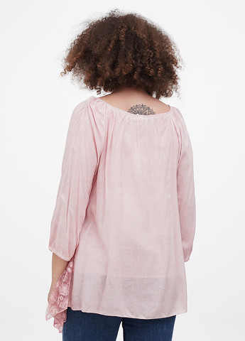 Розово-лиловая летняя блуза Fair Lady
