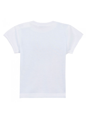 Белая летняя футболка с коротким рукавом 3 Pommes